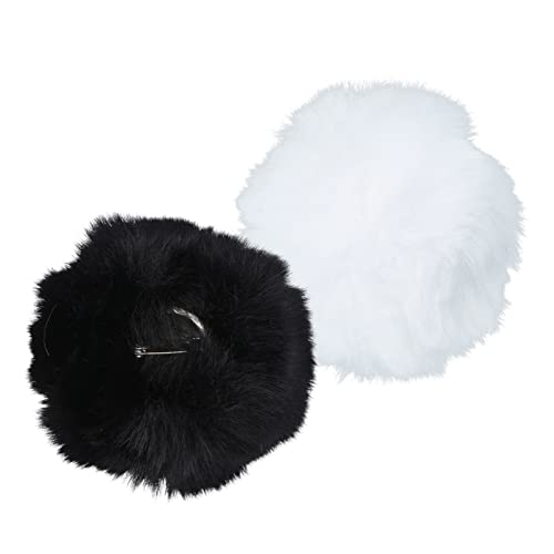 SOIMISS 2 Stück Hasenschwanz Plüschball Requisite Kaninchen Cosplay Requisite Hasenkostüm Zubehör Für Halloween Ostern Party Cosplay Dekor Pin Stil von SOIMISS