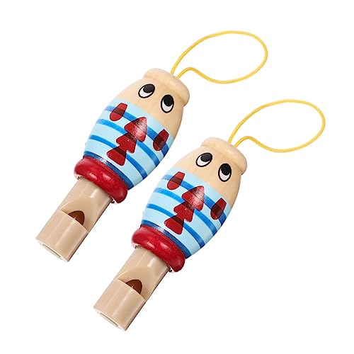 SOIMISS 2 Stück Holz Kinderpfeife Musikalisches für Kleinkinder Kreatives Lernspielzeug Fantasie Sicheres und Glattes Design für Unbesorgtes SOIMISS 2 Stück Holz Kinderpfeife Musikalisches für Kleinkinder Kreatives Lernspielzeug Fantasie Sicheres und Glattes Design für Unbesorgtes von SOIMISS
