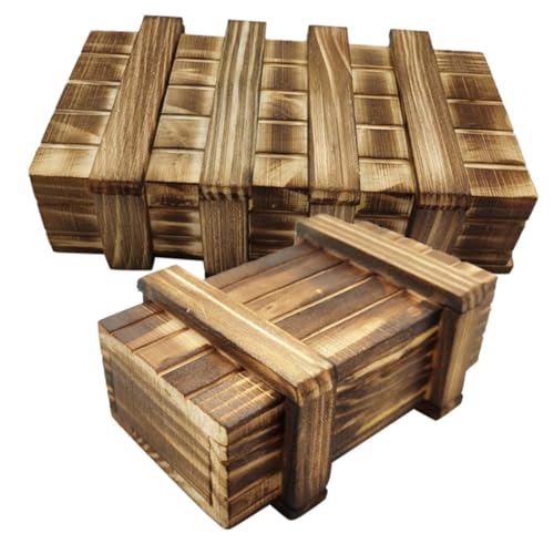 SOIMISS 2 Stück Holz puzzleschachtel mit Geheimfach Pädagogisches Denkspielzeug für Fördert Logisches Denken und Feinmotorik Sicheres Holzmaterial Geschenkidee für Geld und Schmuck für SOIMISS 2 Stück Holz puzzleschachtel mit Geheimfach Pädagogisches Denkspielzeug für Fördert Logisches Denken und Feinmotorik Sicheres Holzmaterial Geschenkidee für Geld und Schmuck für von SOIMISS