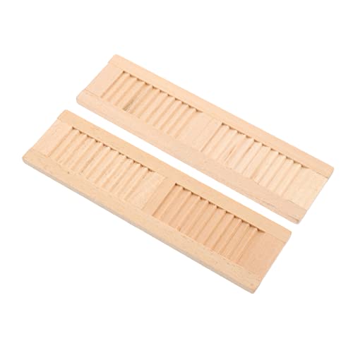 SOIMISS 2 Stück Jalousien für die Haustür Toys puppenhauszubehör Toys for Fenster puppenhaus zubehör mini Dekoration Mini-Hausschmuck Mini-Rollo hölzern Light Brown SOIMISS 2 Stück Jalousien für die Haustür Toys puppenhauszubehör Toys for Fenster puppenhaus zubehör mini Dekoration Mini-Hausschmuck Mini-Rollo hölzern Light Brown von SOIMISS