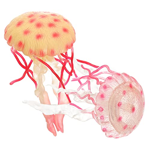 SOIMISS 2 Stück Jellyfish Modellspielzeug Lustige Meeresbewohner Dekoration für Kompakte Figuren für Garten Badewanne und Spielzimmer Gelbe Pinke Farbvarianten SOIMISS 2 Stück Jellyfish Modellspielzeug Lustige Meeresbewohner Dekoration für Kompakte Figuren für Garten Badewanne und Spielzimmer Gelbe Pinke Farbvarianten von SOIMISS