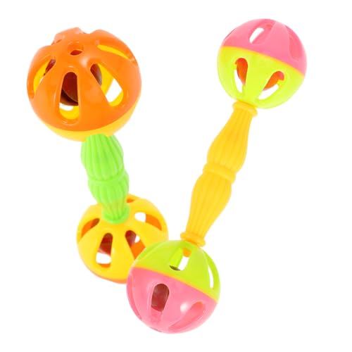 SOIMISS 2 Stück Kunststoff Ring Hammer für Papageien Frühkindliches Lerninstrument Auditive Sicher und Leicht zu Greifen für Haustiere SOIMISS 2 Stück Kunststoff Ring Hammer für Papageien Frühkindliches Lerninstrument Auditive Sicher und Leicht zu Greifen für Haustiere von SOIMISS