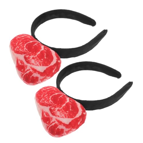 SOIMISS 2 Stück Lustiges Teiliges Fleisch Cosplay Stirnband Leichtes Tragbares Party Haarreif mit Realistischem Fake Meat Design für Kostüm Fotoshootings und Festivalveranstaltungen von SOIMISS