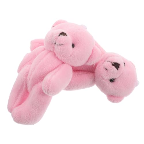 SOIMISS 2 Stück Mini Plüschbären Realistische Weiche Stofftiere für Puppenhäuser Kreative DIY Projekte und Sammlungen für Spielvergnügen von SOIMISS
