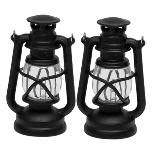 SOIMISS 2 Stück Mini-Retro-Petroleumlampe Puppe drinnen Vor Weiß Laternen Hurrikan Miniatur klein Szene Lampen Mini-Petroleumlampe Black SOIMISS 2 Stück Mini-Retro-Petroleumlampe Puppe drinnen Vor Weiß Laternen Hurrikan Miniatur klein Szene Lampen Mini-Petroleumlampe Black von SOIMISS
