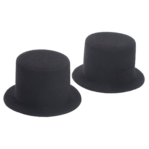 SOIMISS 2 Stück Mini Top Hut Puppenhut Dekorationen Mini-Zylinder Basteln Für Kleiner Schwarzer Hut Miniaturhüte Hut Selber Machen Zylinder Für Stoff Black SOIMISS 2 Stück Mini Top Hut Puppenhut Dekorationen Mini-Zylinder Basteln Für Kleiner Schwarzer Hut Miniaturhüte Hut Selber Machen Zylinder Für Stoff Black von SOIMISS
