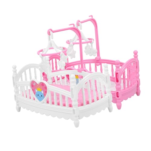 SOIMISS 2 Stück Mini-möbel Puppe Dekorationen Zubehör Miniatur-krippenmodell Für Kleinkinder Mini- -krippen- Mini-verzierung Miniaturmöbel Szene Mini-Kinderbett-Set Abs SOIMISS 2 Stück Mini-möbel Puppe Dekorationen Zubehör Miniatur-krippenmodell Für Kleinkinder Mini- -krippen- Mini-verzierung Miniaturmöbel Szene Mini-Kinderbett-Set Abs von SOIMISS
