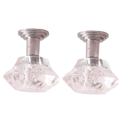 SOIMISS 2 Stück Miniatur Deckenlampe Silber Puppenhaus Hängelampe Modell Kreatives Miniaturmöbel Deko für Puppenstuben Räume von SOIMISS
