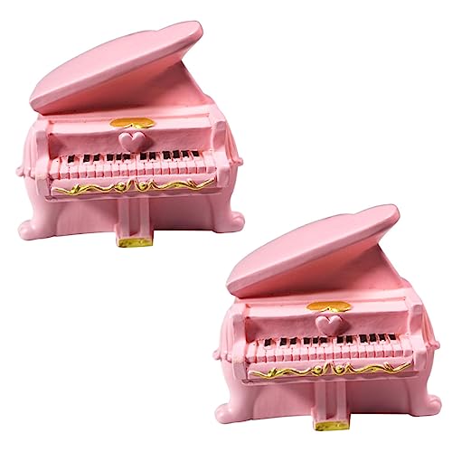 SOIMISS 2 Stück Miniatur Klavier Modell aus Resin Teiliges Realistische DIY Foto Requisiten für Mini Haus Dekoration Accessoires für Puppenhaus und Sammler SOIMISS 2 Stück Miniatur Klavier Modell aus Resin Teiliges Realistische DIY Foto Requisiten für Mini Haus Dekoration Accessoires für Puppenhaus und Sammler von SOIMISS
