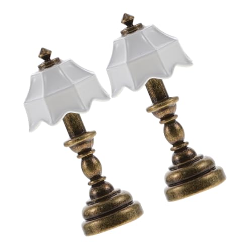 SOIMISS 2 Stück Miniatur Tischlampe für Puppenhaus Realistisches für Dollhouse Möbel Mini Lampe für Szenenmodellierung und Fotorequisiten SOIMISS 2 Stück Miniatur Tischlampe für Puppenhaus Realistisches für Dollhouse Möbel Mini Lampe für Szenenmodellierung und Fotorequisiten von SOIMISS