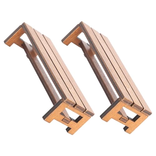 SOIMISS 2 Stück Miniature Holzbank Teiliges für Puppenhaus Dekoratives Miniaturmöbel für Schlafzimmer und Esszimmer Vielseitige Holzaccessoires für Miniaturlandschaften und Dekorationen SOIMISS 2 Stück Miniature Holzbank Teiliges für Puppenhaus Dekoratives Miniaturmöbel für Schlafzimmer und Esszimmer Vielseitige Holzaccessoires für Miniaturlandschaften und Dekorationen von SOIMISS