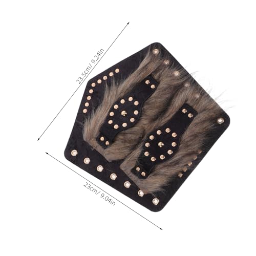 SOIMISS 2 Stück Mittelalterliche Verstellbare Armschützer aus Kunstleder Retro Armbänder für Herren und Damen Buckle Bracers für Cosplay LARP Halloween und Themenpartys Hellbraun SOIMISS 2 Stück Mittelalterliche Verstellbare Armschützer aus Kunstleder Retro Armbänder für Herren und Damen Buckle Bracers für Cosplay LARP Halloween und Themenpartys Hellbraun von SOIMISS