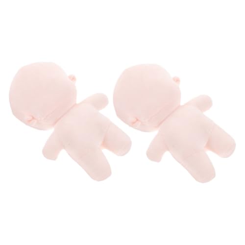 SOIMISS 2 Stück Niedliche Leere Stoffpuppen Tragbare DIY Puppe für Kreative Projekte Vielseitige Unbemalte Stoffpuppe zum Dekorieren und Gestalten SOIMISS 2 Stück Niedliche Leere Stoffpuppen Tragbare DIY Puppe für Kreative Projekte Vielseitige Unbemalte Stoffpuppe zum Dekorieren und Gestalten von SOIMISS