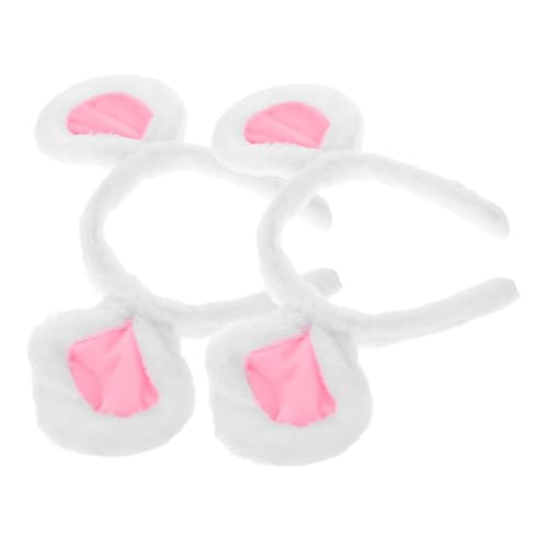 SOIMISS 2 Stück Niedliches Plüsch Mäuseohren Haarreif Fuzzy Weiß Mäuseohren Kostümzubehör für Halloween und Verkleidungen für Erwachsene SOIMISS 2 Stück Niedliches Plüsch Mäuseohren Haarreif Fuzzy Weiß Mäuseohren Kostümzubehör für Halloween und Verkleidungen für Erwachsene von SOIMISS