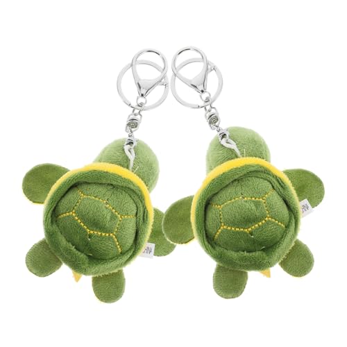 SOIMISS 2 Stück Plüsch Schildkröte Schlüsselanhänger Kuscheliges Stofftier Anhänger für Taschen und Schlüssel Leicht und Vielseitig als Partygeschenk für Dekoration SOIMISS 2 Stück Plüsch Schildkröte Schlüsselanhänger Kuscheliges Stofftier Anhänger für Taschen und Schlüssel Leicht und Vielseitig als Partygeschenk für Dekoration von SOIMISS
