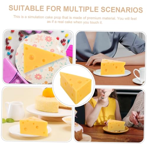 SOIMISS 2 Stück Realistische Simulation Käse Modelle Künstlicher Käse für Dekoration Fotografie Requisiten Leicht Attraktiv als Miniatur Haus Zubehör und Food Display SOIMISS 2 Stück Realistische Simulation Käse Modelle Künstlicher Käse für Dekoration Fotografie Requisiten Leicht Attraktiv als Miniatur Haus Zubehör und Food Display von SOIMISS