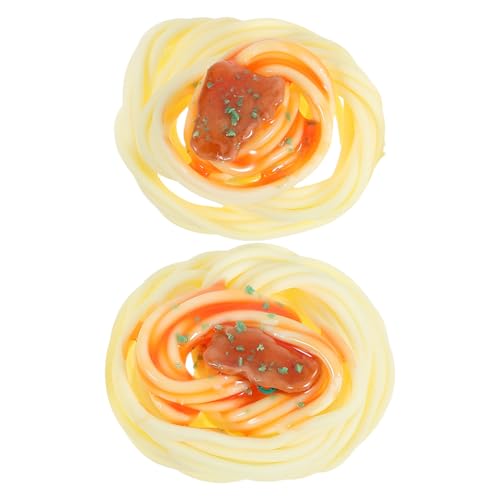 SOIMISS 2 Stück Realistische Spaghetti Modelle aus Authentische Essensrequisiten für Tischdekoration und Restaurant Displays Lebensmittelechte Nachbildung von Rindfleisch Nudeln SOIMISS 2 Stück Realistische Spaghetti Modelle aus Authentische Essensrequisiten für Tischdekoration und Restaurant Displays Lebensmittelechte Nachbildung von Rindfleisch Nudeln von SOIMISS