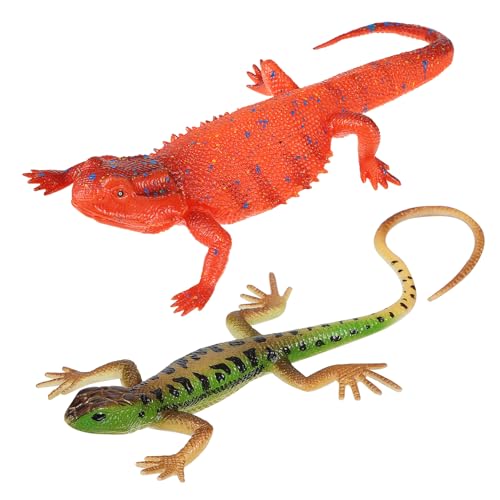 SOIMISS 2 Stück Simulationstiermodell Desktop-Eidechsendekoration Eidechsenfigur tierfiguren Tiere Figuren geschebke The Gabe gefälschtes Eidechsenmodell künstliches Tierspielzeug Plastik SOIMISS 2 Stück Simulationstiermodell Desktop-Eidechsendekoration Eidechsenfigur tierfiguren Tiere Figuren geschebke The Gabe gefälschtes Eidechsenmodell künstliches Tierspielzeug Plastik von SOIMISS