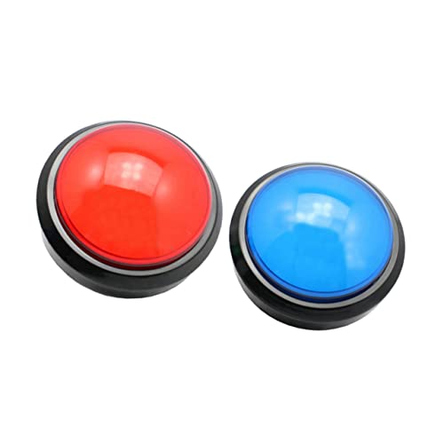 SOIMISS 2 Stück Spielshow Antwort mit Großen Tasten und Lampe Digitale Responder für Wettbewerbe ohne Batterie Rot Blau SOIMISS 2 Stück Spielshow Antwort mit Großen Tasten und Lampe Digitale Responder für Wettbewerbe ohne Batterie Rot Blau von SOIMISS