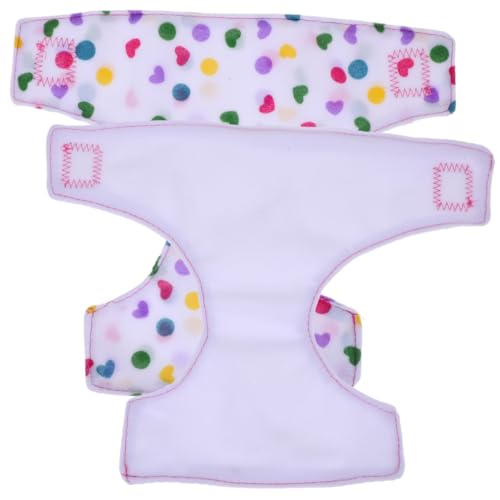 SOIMISS 2 Stück Stoffwindeln Puppenzubehör Puppenkleidung Puppen Wiederverwendbare Windel Babypuppenwindeln Puppenunterhosen Babypuppen Toilettenwindeln Kleinkind Verstellbare Puppenhosen von SOIMISS