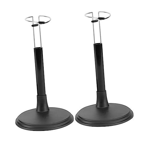 SOIMISS 2 Stück Stützrahmen Für Puppen Figur Steht Modell Steht Puppe Mädchen Aufbewahrungsorganisator Für Puppen Lagerregal Klein Modepuppe Puppengarderobe Kreative Puppe Black von SOIMISS