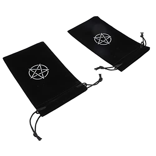 SOIMISS 2 Stück Tarotkarten Aufbewahrungstasche mit Muster Kordelzugbeutel aus Strapazierfähigem Rutschfestem für Tarotspiele für Zuhause und Unterwegs SOIMISS 2 Stück Tarotkarten Aufbewahrungstasche mit Muster Kordelzugbeutel aus Strapazierfähigem Rutschfestem für Tarotspiele für Zuhause und Unterwegs von SOIMISS
