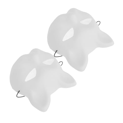 SOIMISS 2 Stück Teiliges DIY Katzenmasken aus Mattem Kunststoff Unbemalt und Atmungsaktiv für Kostüme Maskerade und Cosplay Partys Vielseitig zum Bemalen und Gestalten für Erwachsene und SOIMISS 2 Stück Teiliges DIY Katzenmasken aus Mattem Kunststoff Unbemalt und Atmungsaktiv für Kostüme Maskerade und Cosplay Partys Vielseitig zum Bemalen und Gestalten für Erwachsene und von SOIMISS