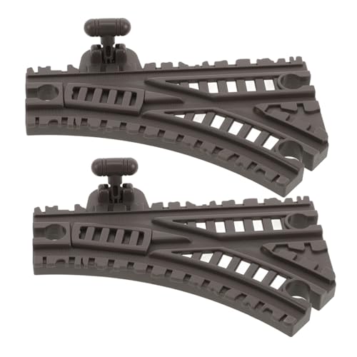 SOIMISS 2 Stück Teiliges Flexibles Zugschienen für Spezielles Kunststoff Eisenbahn Gleis mit Innovativem Kurven und Gefälledesign Kompatibel mit Standard Schienen für Abwechslungsreiches SOIMISS 2 Stück Teiliges Flexibles Zugschienen für Spezielles Kunststoff Eisenbahn Gleis mit Innovativem Kurven und Gefälledesign Kompatibel mit Standard Schienen für Abwechslungsreiches von SOIMISS