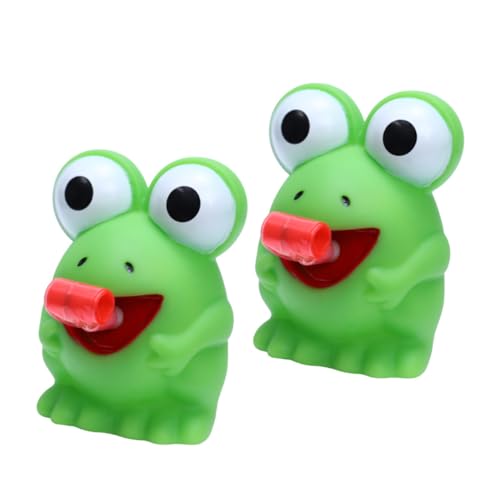 SOIMISS 2 Stück Teiliges Frosch Quetschspielzeug mit Herausgestreckter Langsame Rückstellung Niedliches Tier Squeeze Waschbar Langlebig Party Deko und Stressabbau für Erwachsene von SOIMISS