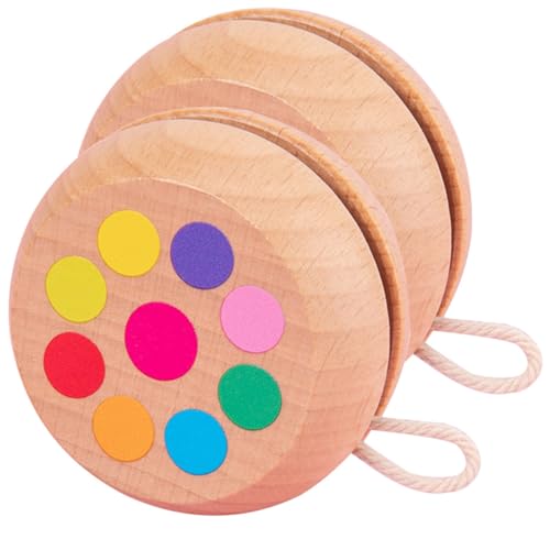 SOIMISS 2 Stück Teiliges Holz Yo Yo Outdoor Cartoon Tiermotiv Handliches Fingertipp Jonglierball für Kleinkinder Fördert Handgelenkskraft und Soziale Interaktion SOIMISS 2 Stück Teiliges Holz Yo Yo Outdoor Cartoon Tiermotiv Handliches Fingertipp Jonglierball für Kleinkinder Fördert Handgelenkskraft und Soziale Interaktion von SOIMISS