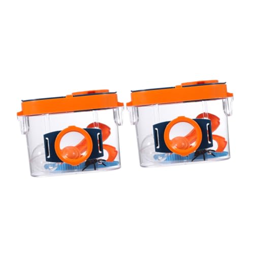 SOIMISS 2 Stück Teiliges Insekten Beobachtungsbox mit Doppel Lupe und Trageband für Outdoor Insekten Erforschen Sammelbox für Tiere und Pflanzen Vielseitig für Schule und Camping SOIMISS 2 Stück Teiliges Insekten Beobachtungsbox mit Doppel Lupe und Trageband für Outdoor Insekten Erforschen Sammelbox für Tiere und Pflanzen Vielseitig für Schule und Camping von SOIMISS