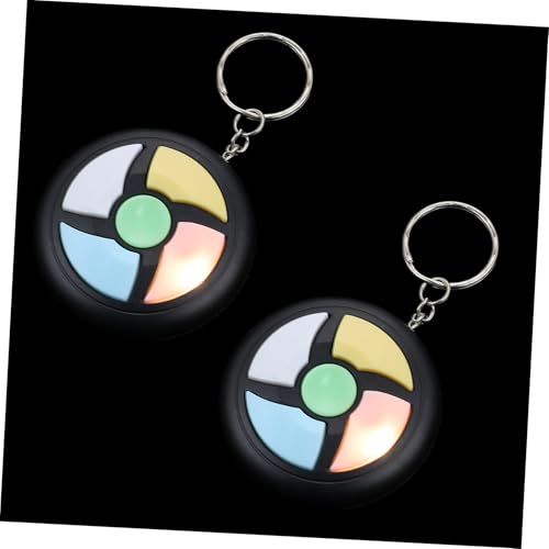 SOIMISS 2 Stück Teiliges Memory Spiel Schlüsselanhänger Handheld Gehirntrainer für Tragbares Denkspielzeug mit Robustem Design für Rucksack und Unterwegs Fördert Konzentration und von SOIMISS