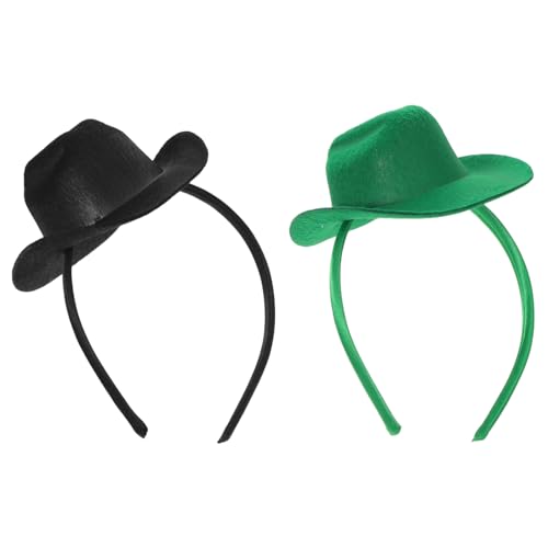 SOIMISS 2 Stück Teiliges Mini-cowboyhut-haarband für Damen und Mädchen Leichte Western-party-haarschmuck Robustes Komfortabel und Vielseitig für Halloween Geburtstag Karneval SOIMISS 2 Stück Teiliges Mini-cowboyhut-haarband für Damen und Mädchen Leichte Western-party-haarschmuck Robustes Komfortabel und Vielseitig für Halloween Geburtstag Karneval von SOIMISS