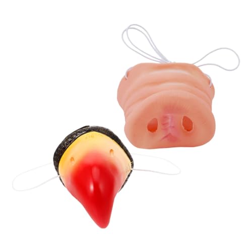 SOIMISS 2 Stück Teiliges Realistische Tiernasen Zubehör für Kostümpartys Papageien und Schweinenase Cosplay Requisiten für Halloween und Maskeraden für Kreative Verkleidungen SOIMISS 2 Stück Teiliges Realistische Tiernasen Zubehör für Kostümpartys Papageien und Schweinenase Cosplay Requisiten für Halloween und Maskeraden für Kreative Verkleidungen von SOIMISS