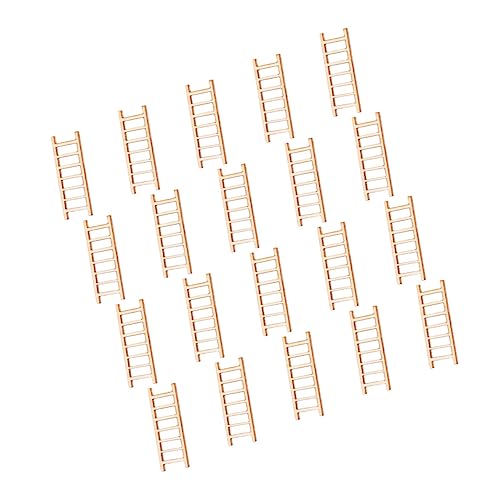 SOIMISS 20 Stück Miniatur Holzleiter Teiliges für Puppenhaus Dekoration Langlebig und Sicher für Kreative Spielwelten und Lernspielzeug SOIMISS 20 Stück Miniatur Holzleiter Teiliges für Puppenhaus Dekoration Langlebig und Sicher für Kreative Spielwelten und Lernspielzeug von SOIMISS