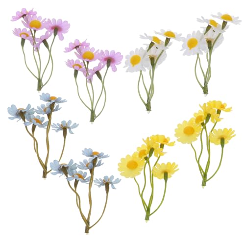 SOIMISS 20 Stück Teiliges Künstliche mit Stielen Mini Fake Blumen für Heimdekoration Hochzeiten und Anlässe Hochrealistische Kunstblumen Weiß Gelb Blau und Lila SOIMISS 20 Stück Teiliges Künstliche mit Stielen Mini Fake Blumen für Heimdekoration Hochzeiten und Anlässe Hochrealistische Kunstblumen Weiß Gelb Blau und Lila von SOIMISS