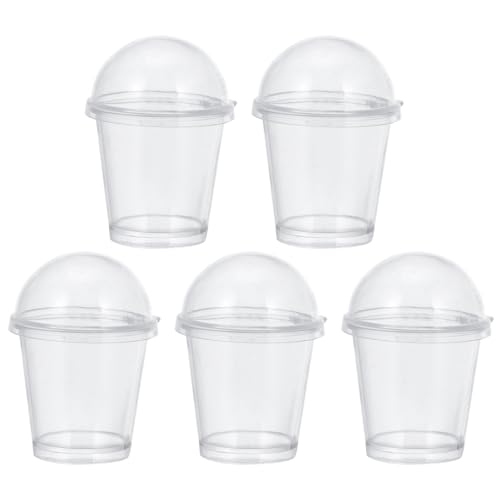 SOIMISS 20 Stück Teiliges Mini Mousse Becher Realistische Puppenhaus deko Leichte Niedliche Mini milchtee Becher für Kinderzimmer und Rollenspiele von SOIMISS