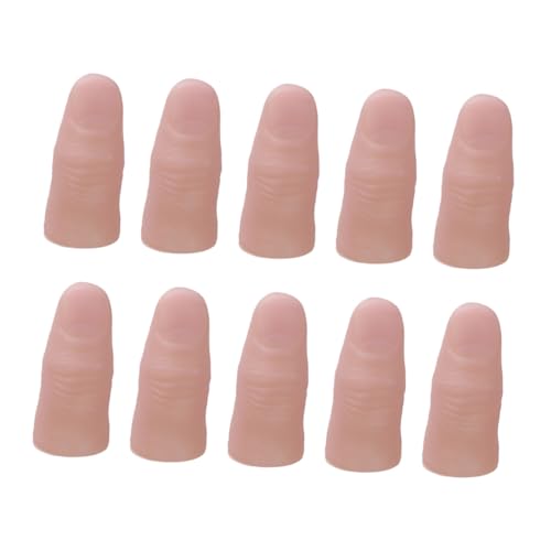 SOIMISS 20 Stück Teiliges Realistische Übungs Fingerabdeckungen aus Vinyl Flexible Fake Nägel für Nageltraining Party Zauberrequisiten und Unterhaltsame Spielzeuge für Erwachsene SOIMISS 20 Stück Teiliges Realistische Übungs Fingerabdeckungen aus Vinyl Flexible Fake Nägel für Nageltraining Party Zauberrequisiten und Unterhaltsame Spielzeuge für Erwachsene von SOIMISS
