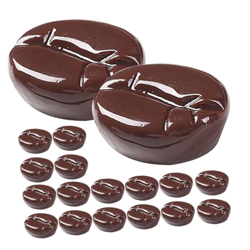 SOIMISS 20 Stück Teiliges Simulierte Kaffeebohnen aus Harz Realistische Nachbildung in Originalgröße Dekorativ und Leicht als Foto Requisiten DIY Bastelzubehör Shop und Wohnraumdeko SOIMISS 20 Stück Teiliges Simulierte Kaffeebohnen aus Harz Realistische Nachbildung in Originalgröße Dekorativ und Leicht als Foto Requisiten DIY Bastelzubehör Shop und Wohnraumdeko von SOIMISS