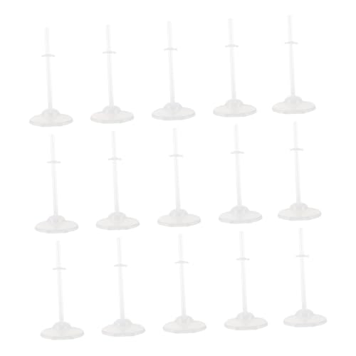 SOIMISS 20 Stück Teiliges Transparente Puppenständer aus Langlebigem Verstellbare Doll Display Halter mit Taillenstütze für Puppenzubehör zur Sicheren Aufbewahrung und Präsentation von von SOIMISS