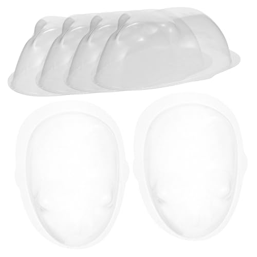 SOIMISS 20 Stück Teiliges Transparentes Mini Gesichtsschutz für Puppen DIY Bastelzubehör zur und Schmutzabwehr als Puppenmasken Organizer und Schutz für Sammler von SOIMISS
