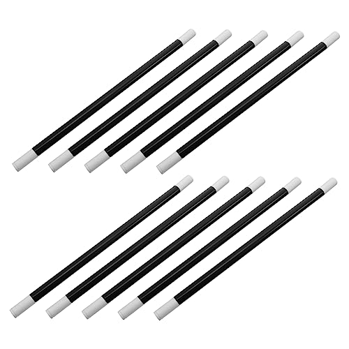 SOIMISS 20 Stück Zauberstab Requisiten zaubertricks kunststoffstäbe kunststoffstab Magische Accessoires Stöcke Requisite Zeigen Performance-Sticks Schwarze Zauberstäbe Plastik Black von SOIMISS