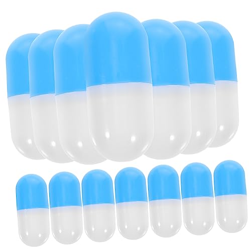 SOIMISS 20 Stück Zubehör Für Arztspielzeug Vorgeben Arztkoffer Für Arzt-spielesets Für Bausatz Kleinkind Kapselmodell Pille Arzt Plastik Sky-Blue von SOIMISS