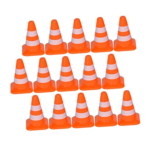 SOIMISS 21 Stück Teiliges Verkehrsleitkegel Spielset aus Robustem Realistische Farbgestaltung Pädagogisches Lernspielzeug für Verkehrserziehung und Sandtisch DIY für Vorschule und von SOIMISS