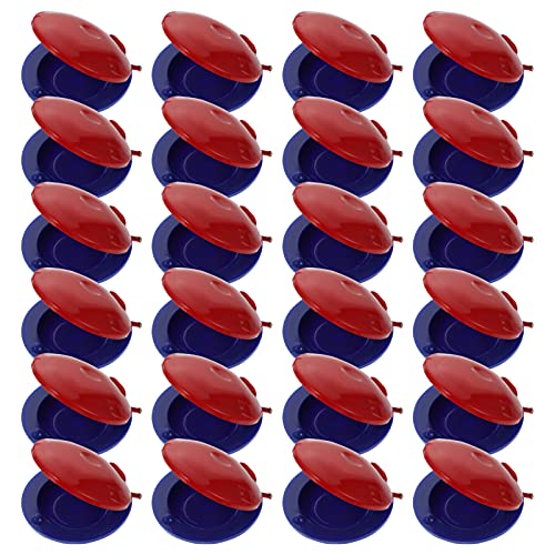 SOIMISS 24 Stück Buntes Tanzbrett Kinderschlaginstrument Fingerkastagnetten Musikinstrumentenspielzeug für Kind Musikinstrument Musikalisches Plastik rot Zufällige Farbe SOIMISS 24 Stück Buntes Tanzbrett Kinderschlaginstrument Fingerkastagnetten Musikinstrumentenspielzeug für Kind Musikinstrument Musikalisches Plastik rot Zufällige Farbe von SOIMISS