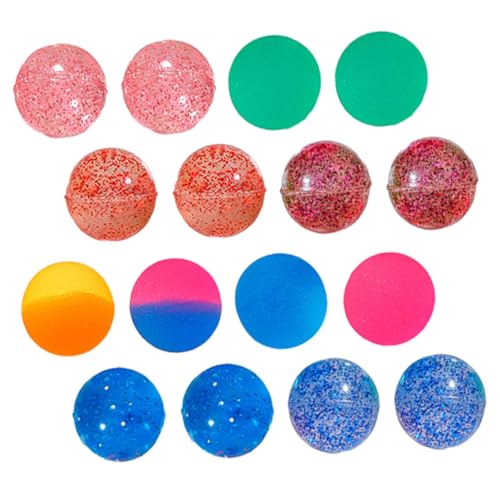 SOIMISS 24 Stück Teiliges Bunte Elastische Sprungbälle aus Strapazierfähigem Gummi Kinderfreundlich Stressabbauend Partygeschenke für Jungen und Mädchen von SOIMISS