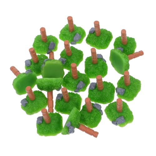 SOIMISS 24 Stück Teiliges Miniatur Bauernhof-Zaun aus Kunststoff Langlebige Mini Holzpfähle für Puppenhaus DIY Farmzaun Zubehör für Kreative Mikro-szenen und Handwerkliche Dekoration von SOIMISS