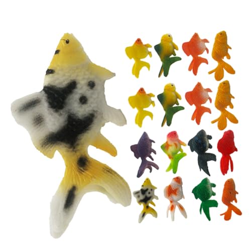 SOIMISS 24 Stück Teiliges Realistische PVC Goldfisch Modelle Miniatur Schwimmende Fisch Figuren Detailgetreue Meereslebewesen Figuren für Aquarium Mini teich und SOIMISS 24 Stück Teiliges Realistische PVC Goldfisch Modelle Miniatur Schwimmende Fisch Figuren Detailgetreue Meereslebewesen Figuren für Aquarium Mini teich und von SOIMISS