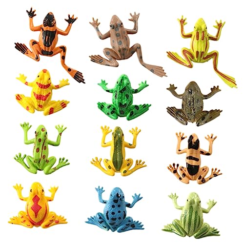SOIMISS 24 Teiliges Simulationsfroschmodell Froschsammlung Zappel Schneckenspielzeug Kinderspielzeug Ausstellungsmodelle Simulationstierornamente Tier Minimodell Lehrmaterial SOIMISS 24 Teiliges Simulationsfroschmodell Froschsammlung Zappel Schneckenspielzeug Kinderspielzeug Ausstellungsmodelle Simulationstierornamente Tier Minimodell Lehrmaterial von SOIMISS