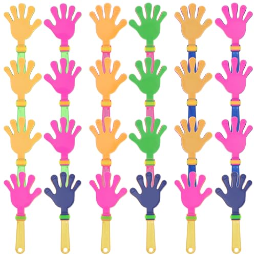 SOIMISS 24Pcs Hand Klöppel Krachmacher Plastic Klatschende Hände Farbe Sortiert Mini Klöppel für Sport Parteien Konzerte Geburtstag Gastgeschenke Preise Liefert SOIMISS 24Pcs Hand Klöppel Krachmacher Plastic Klatschende Hände Farbe Sortiert Mini Klöppel für Sport Parteien Konzerte Geburtstag Gastgeschenke Preise Liefert von SOIMISS
